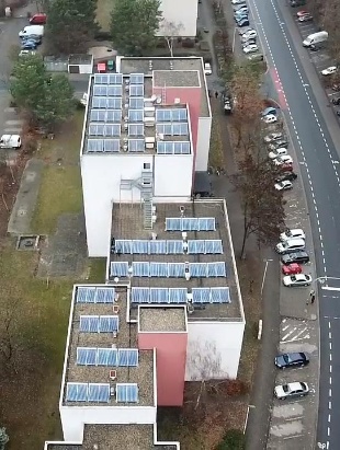 270 m² Solarthermie für ein Apartmenthaus
