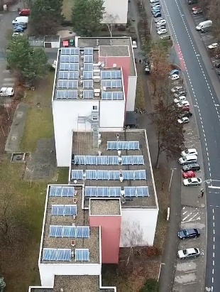270 m² Solarthermie für ein Apartmenthaus
