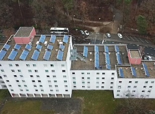 270 m² Solarthermie für ein Apartmenthaus
