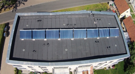 41 m² Solarthermie für ein Wohnobjekt