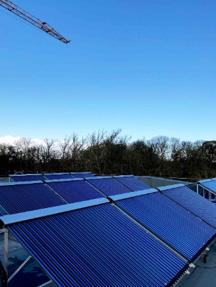 70 m² Solarthermie für eine Pflegeeinrichtung
